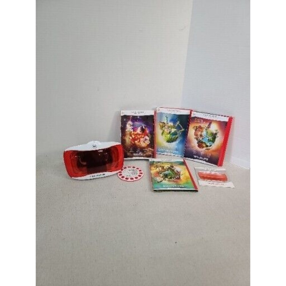 View Master Virtual Reality Starter Viewer W/ 4 Experience Packs Bundle